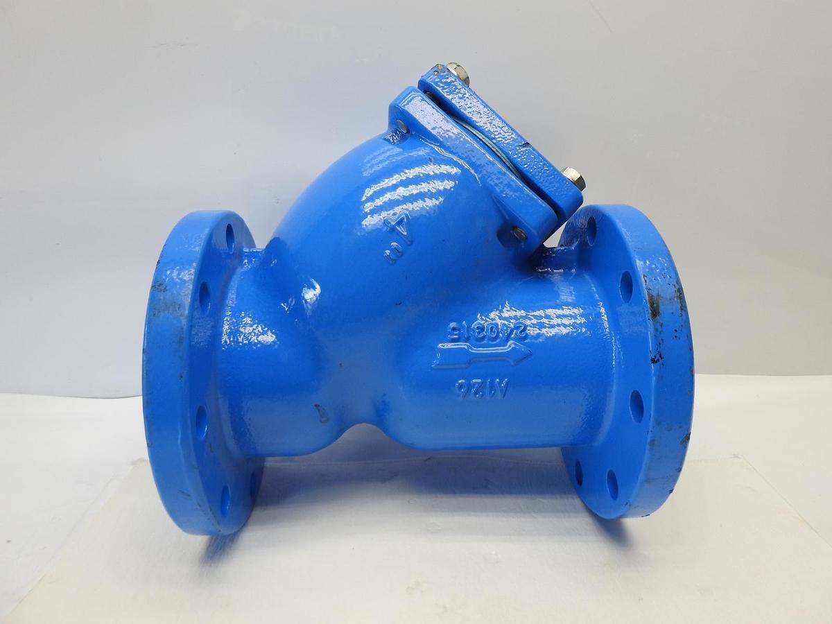 WATTS A126 4" FLANGED 125WSP/200WOG EDGE WYE STAINER - NOB NEW!