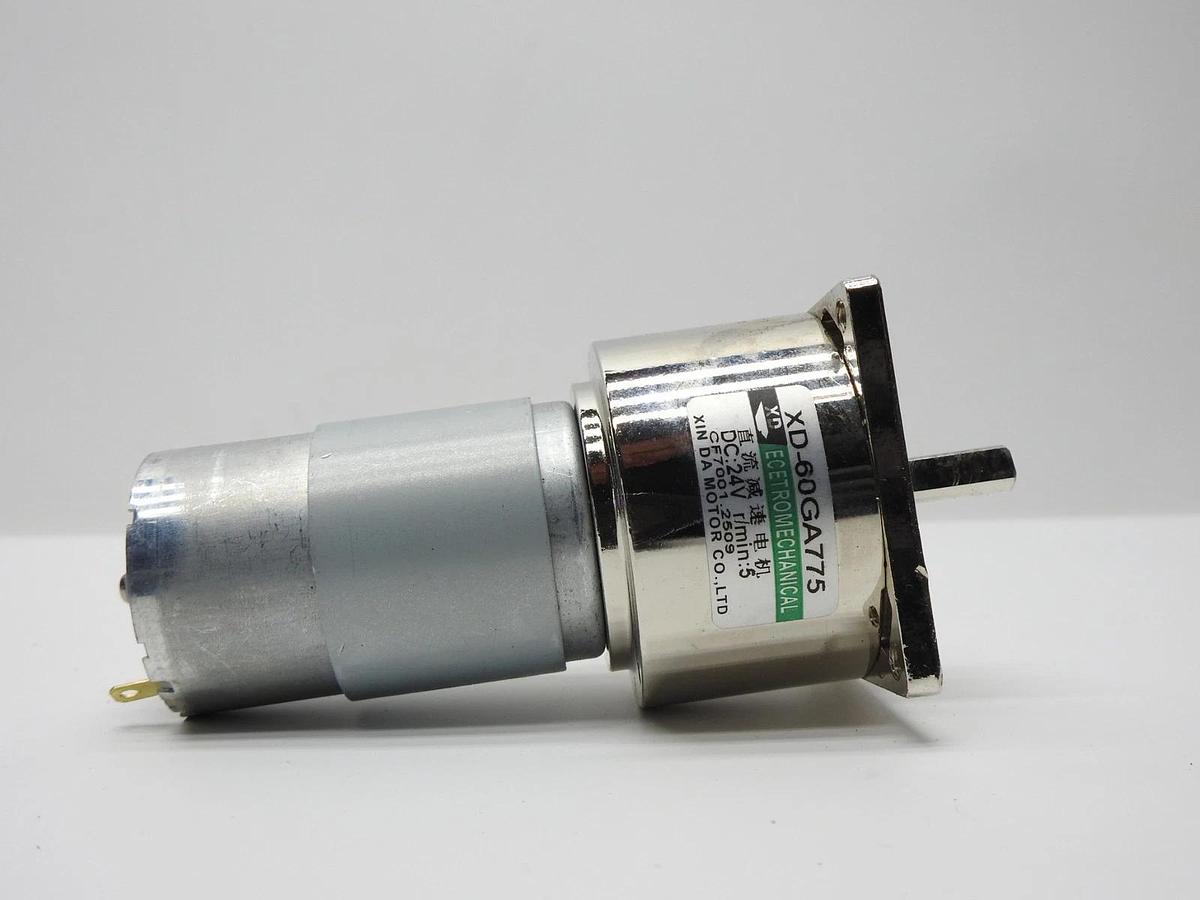 XD-60GA775 Geared Motor Adjustable Micro Reducer High Torque Speed 12V/24V NEW!
