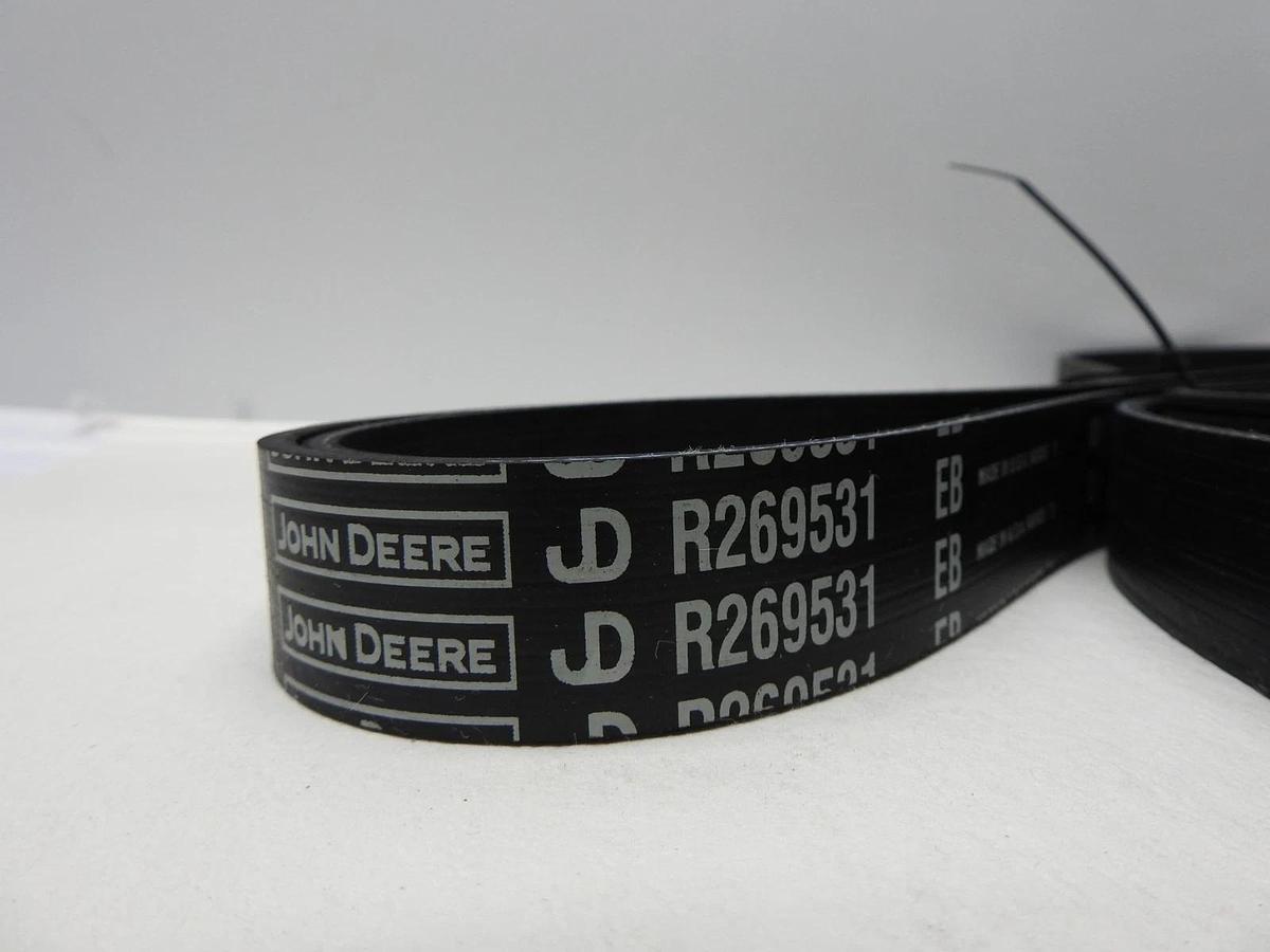 GENUINE John Deere R269531 Engine Fan Drive V-Belt 107" for 7720, 7820, 7920 OEM