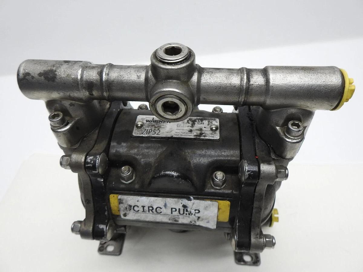 Wagner ZIP52 Air Operated Diaphragm Pump Pneumatic SPRAY Paint Zip 52 - UNTESTED