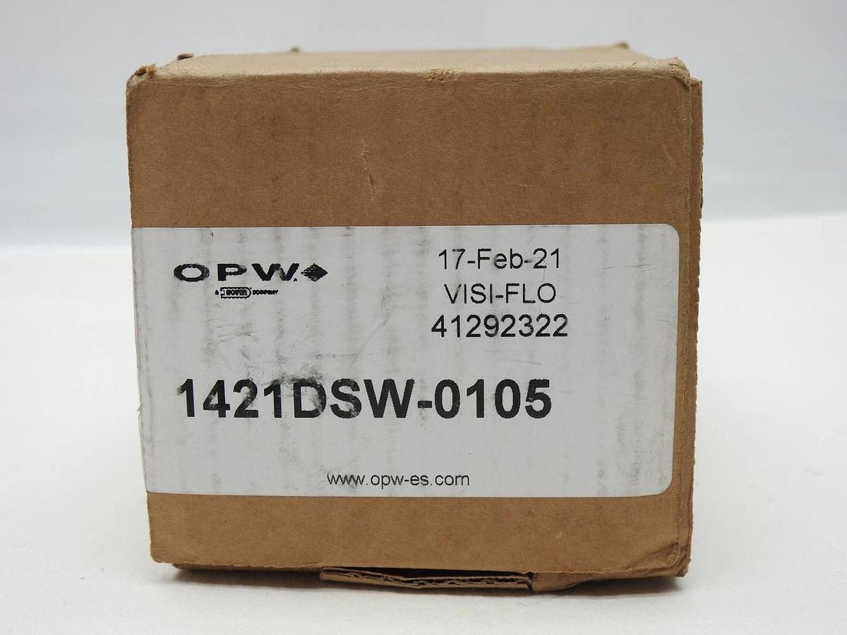 OPW 1421DSW-0105, VISI-FLO Sight Flow Indicator 1", 1400 Series - NEW IN BOX!