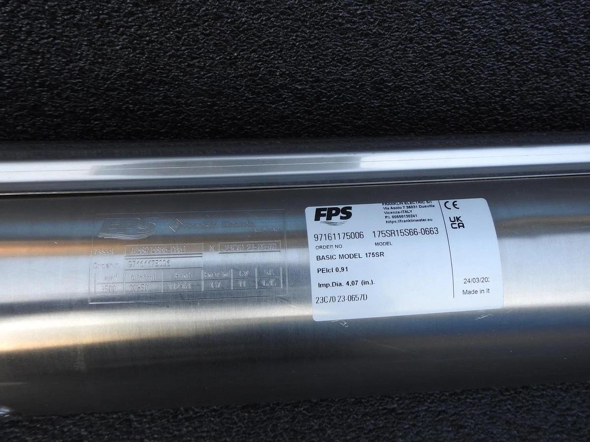 FPS Franklin Electric 175SR15S66-0663 Submersible Turbine Pump 175SR 97161175006