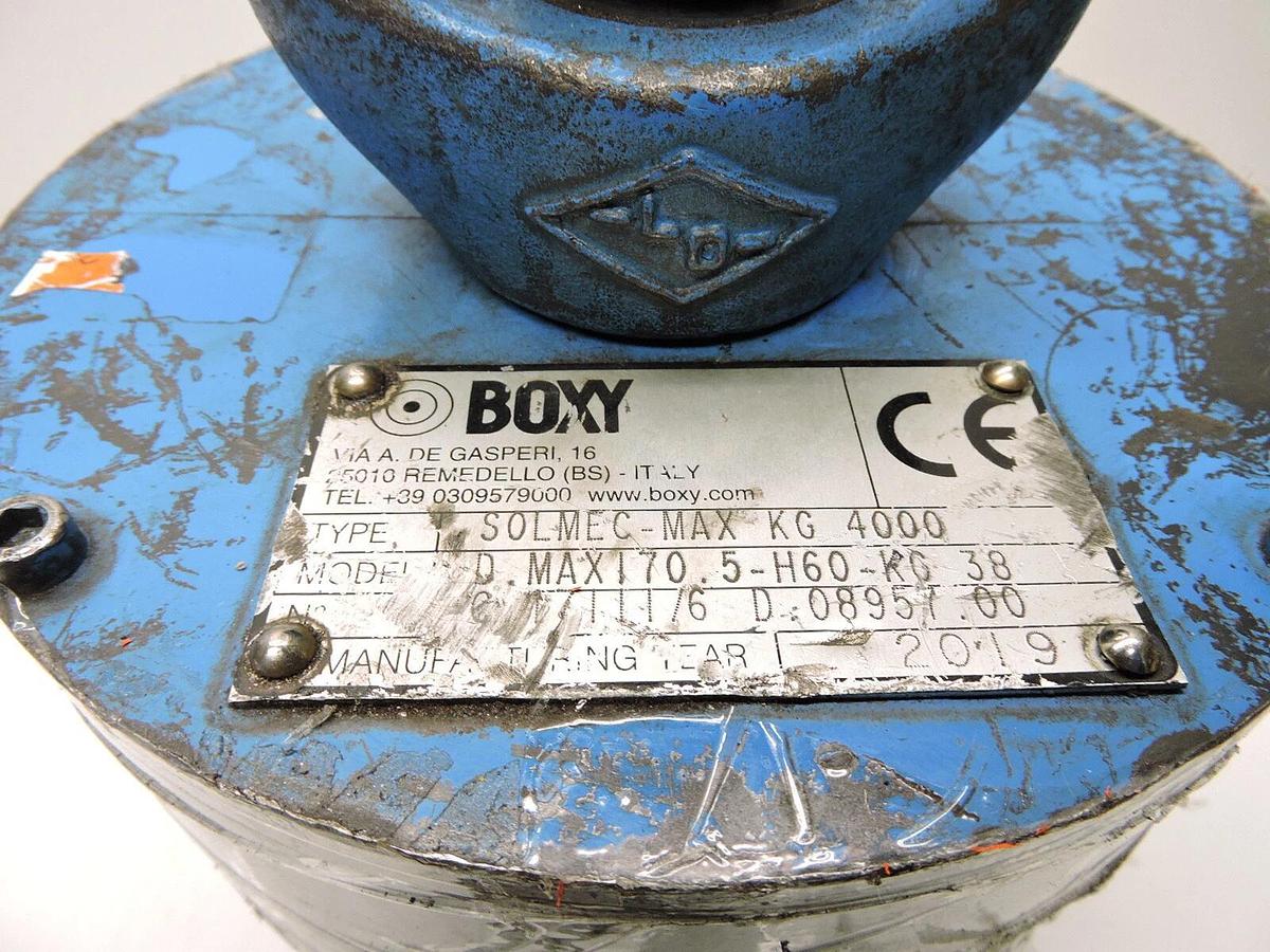 BOXY SOLMEC Mechanical Lifter 4000 KG MAX MAXI70.5-H60-KG 38 DIN 800 Reel Lifter