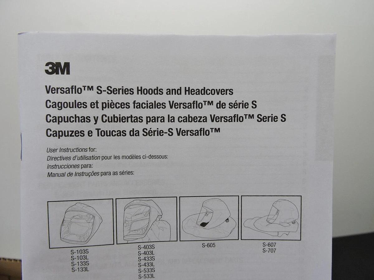 (5) - 3M Versaflo S-133S-5 Headcover/Head Suspension Small/Medium 70-0715-3309-8 768684107384