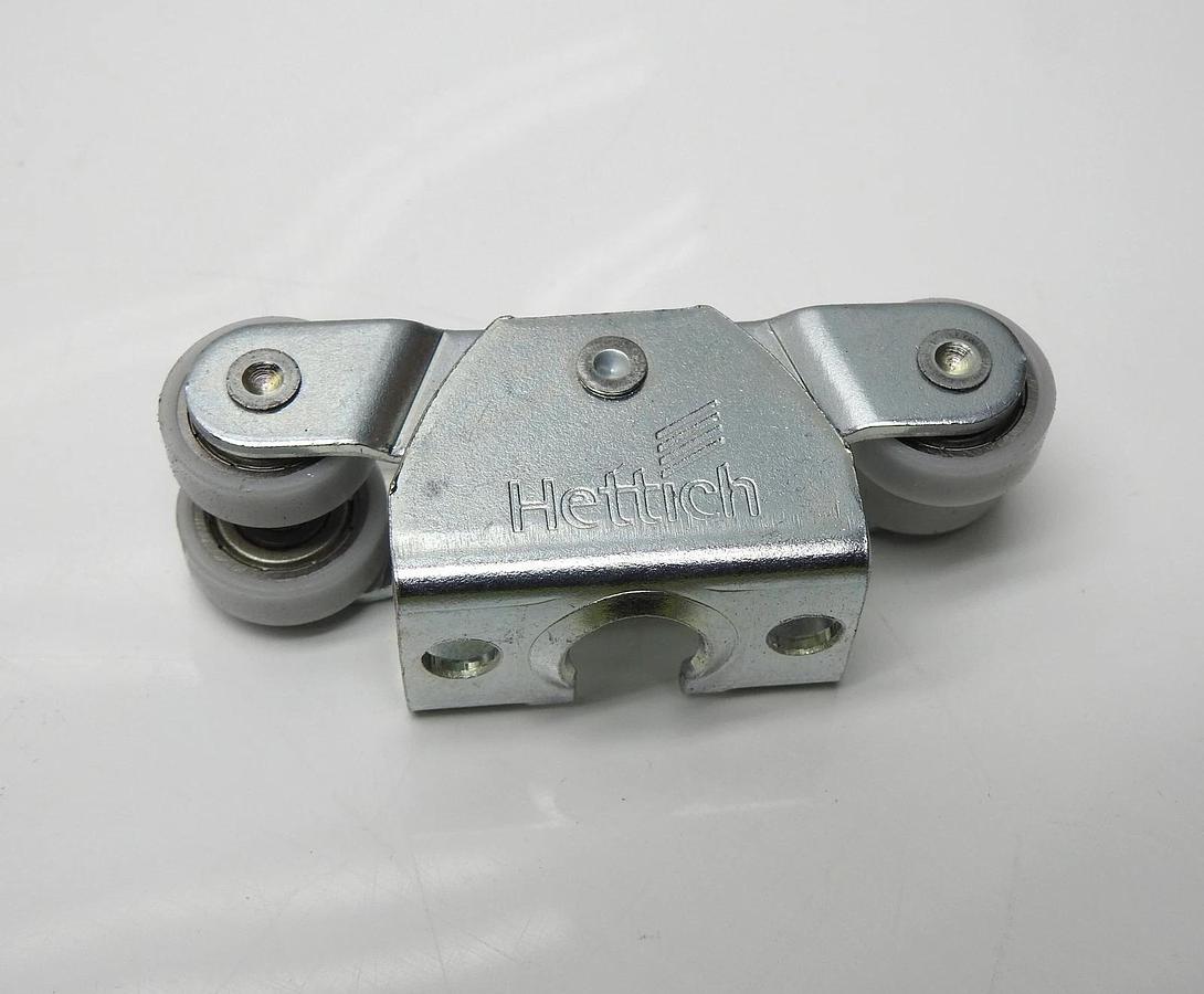 Hettich 113333900 Carrier 7000 BB 4-WHL 150# Steel Precision Ball Bearing Wheels