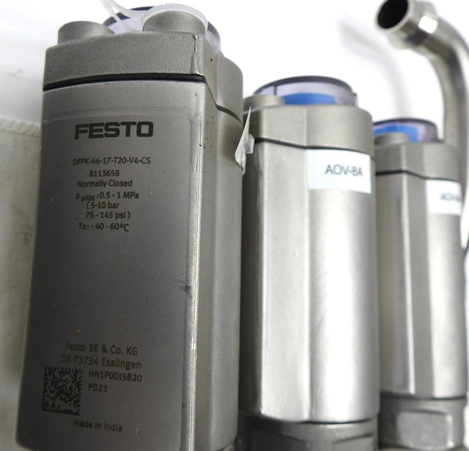 Festo Solenoid Valve Manifold Block 8113658, VAVC-F12-SCD-25-TP, 715-337596