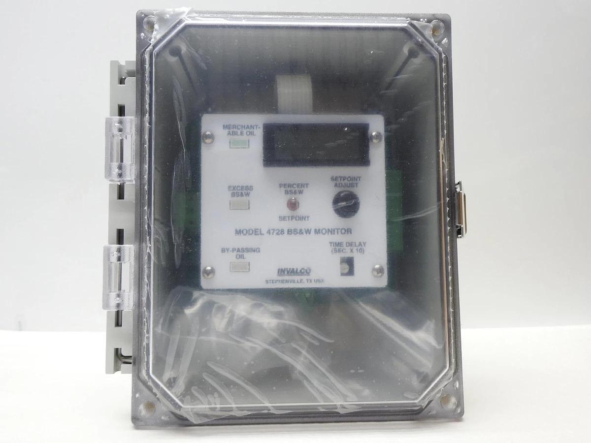 Hammond Manufacturing C06910AM Invalco Model 4728 BS&W Monitor - NEW!