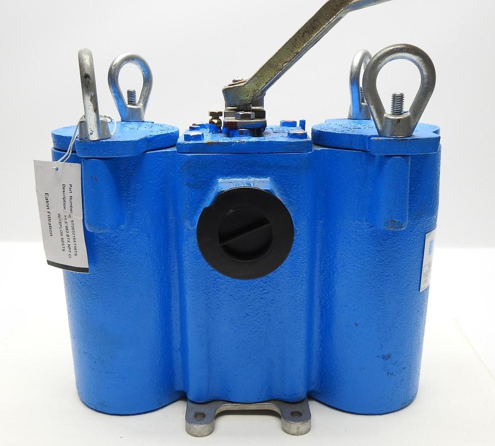 Eaton Filteration Model 53 MAWP 200 PSIG 1.5" Connect Duplex Strainer - OEM NOB
