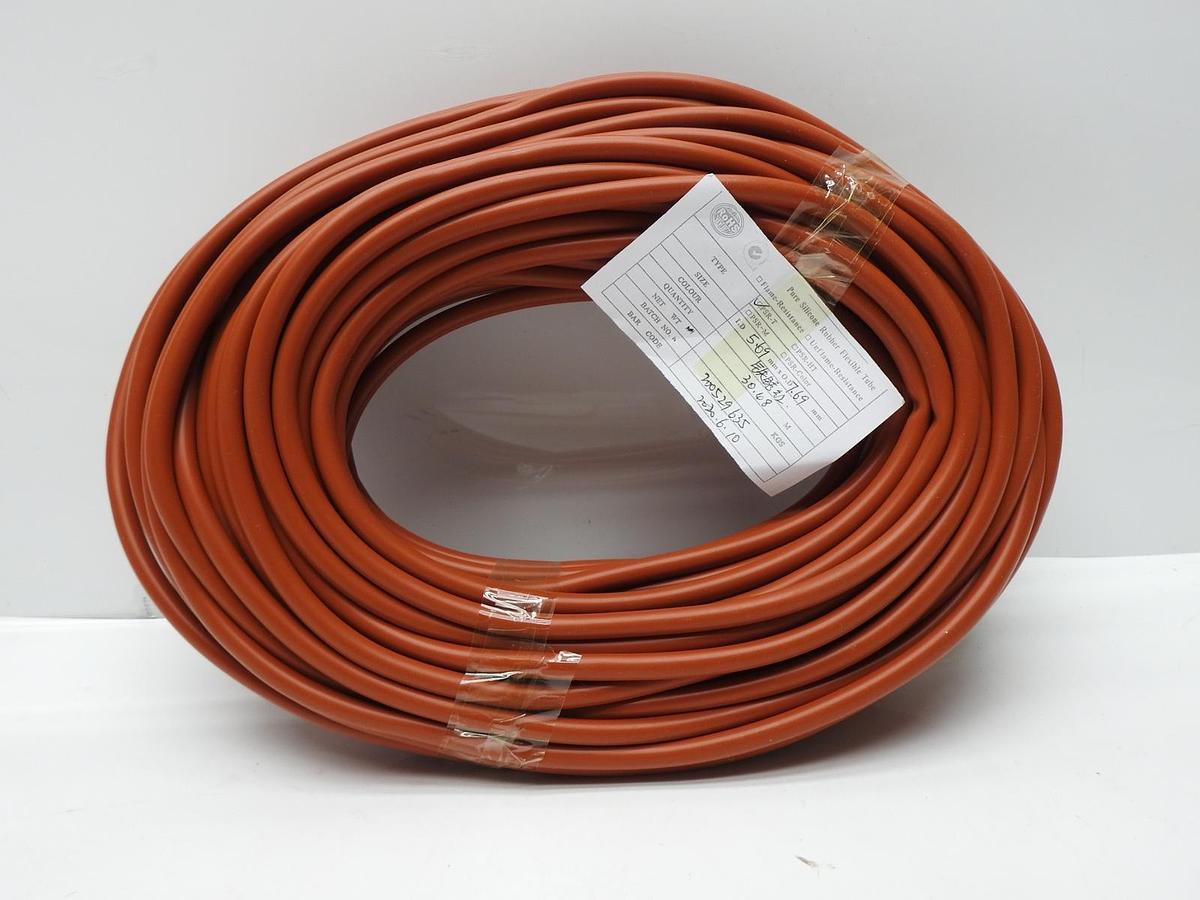 Pure Silicone Rubber Tube PSR-T I.D 5.69mm x O.D 7.69mm (QTY: 30.68 M / 100')