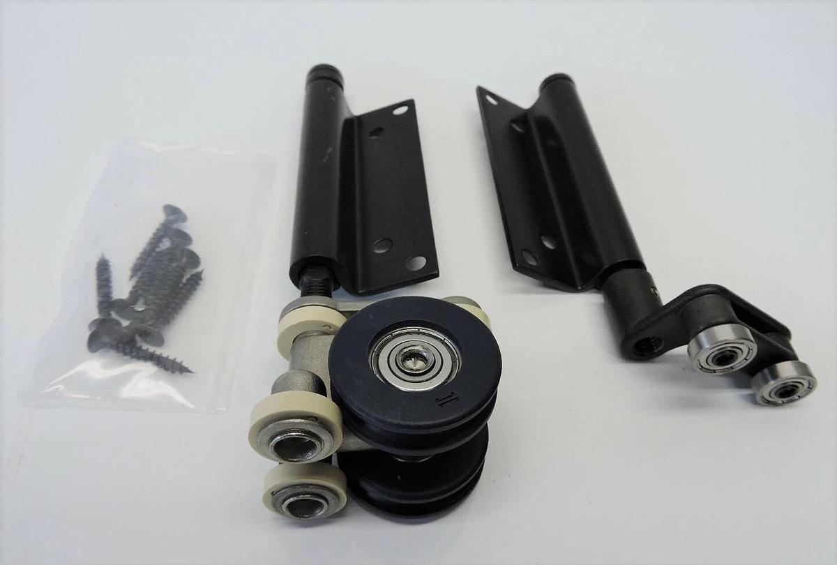 Henderson SFW2 100KG R-LOC End Hangar LH Set Surface Mounted (BLACK) SFW2LB NEW