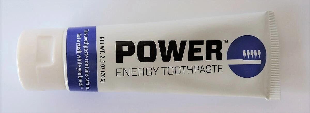 (5 PACK) Power Toothpaste Caffeinated Energy Toothpaste Indiegogo 2.5oz 70g Tube