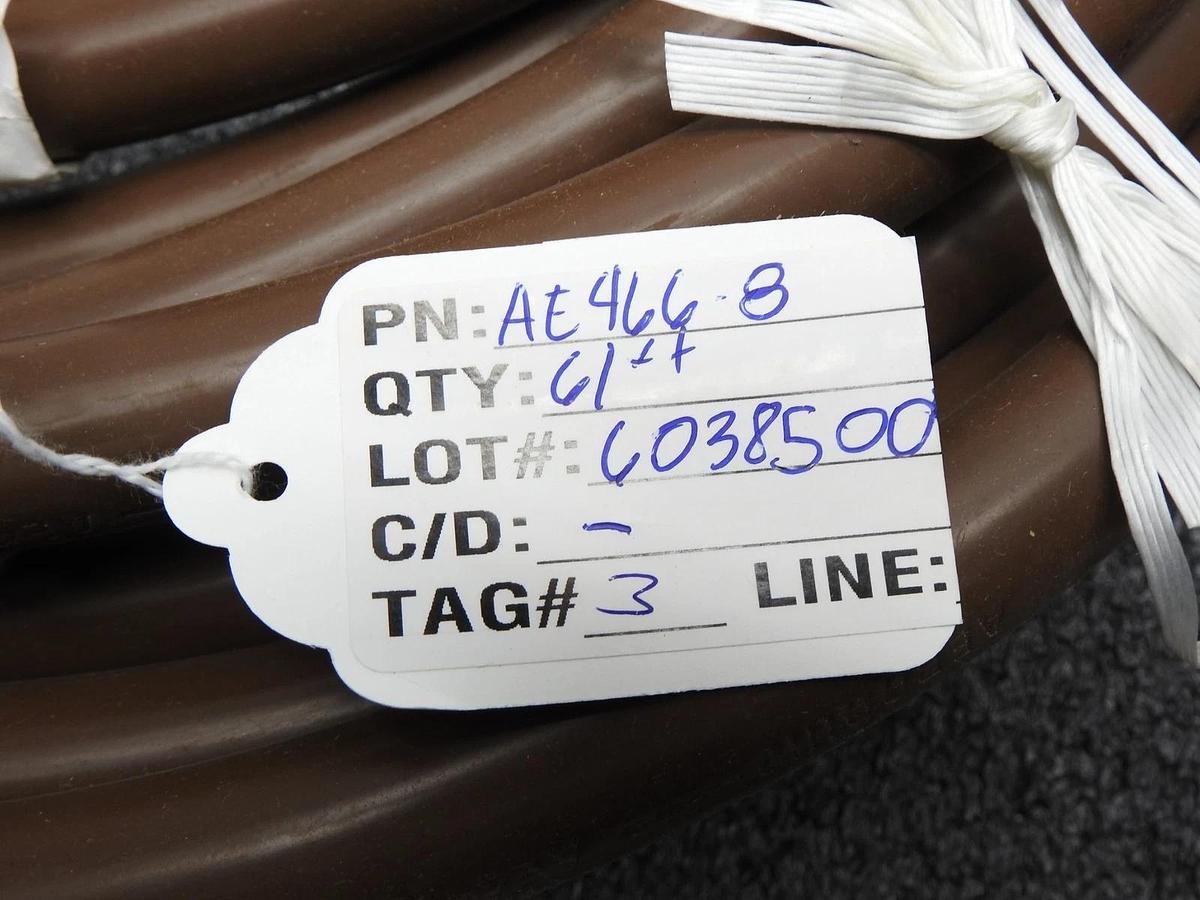 61 Feet AE466-8 Eaton Aeroquip Aerospace PTFE Integral Silicone Firesleeve