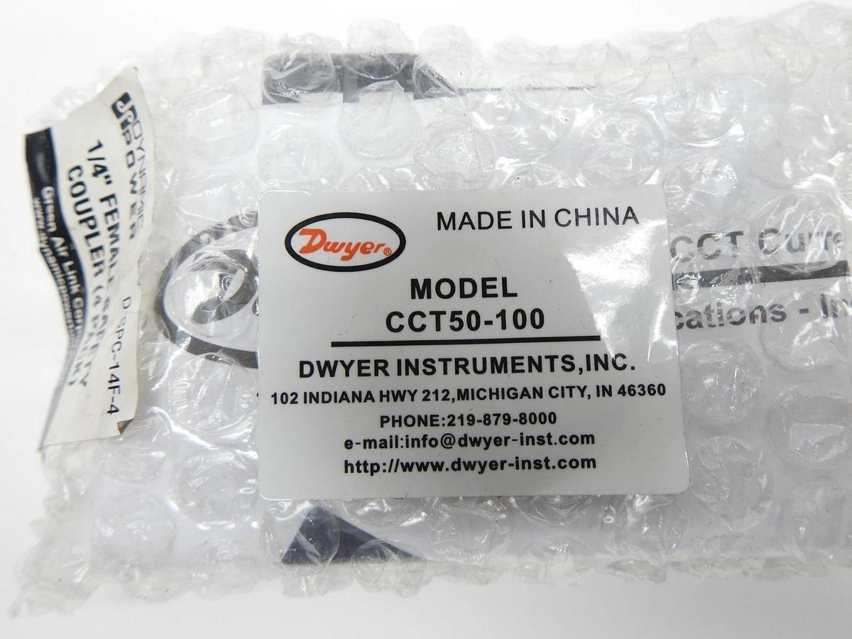 Dwyer Instruments CCT50-100 Current Transformer, 100/150/200 A, 4-20 mA, CCT50