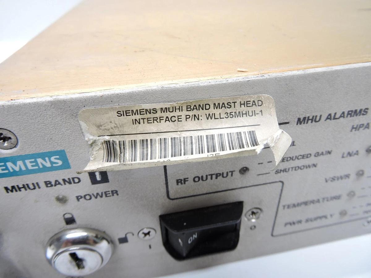 Siemens MUHI Band Mast Head Interface WLL35MHUI-1  MAST HEAD UNIT INTERFACE ASSY