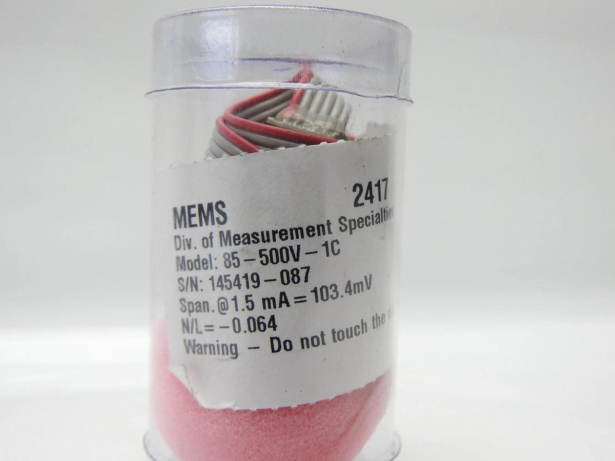 85-500V-1C Sensor Pressure Vacuum Gage 85VC Pressure Sensor SPAN @1.5 mA=103.4mV