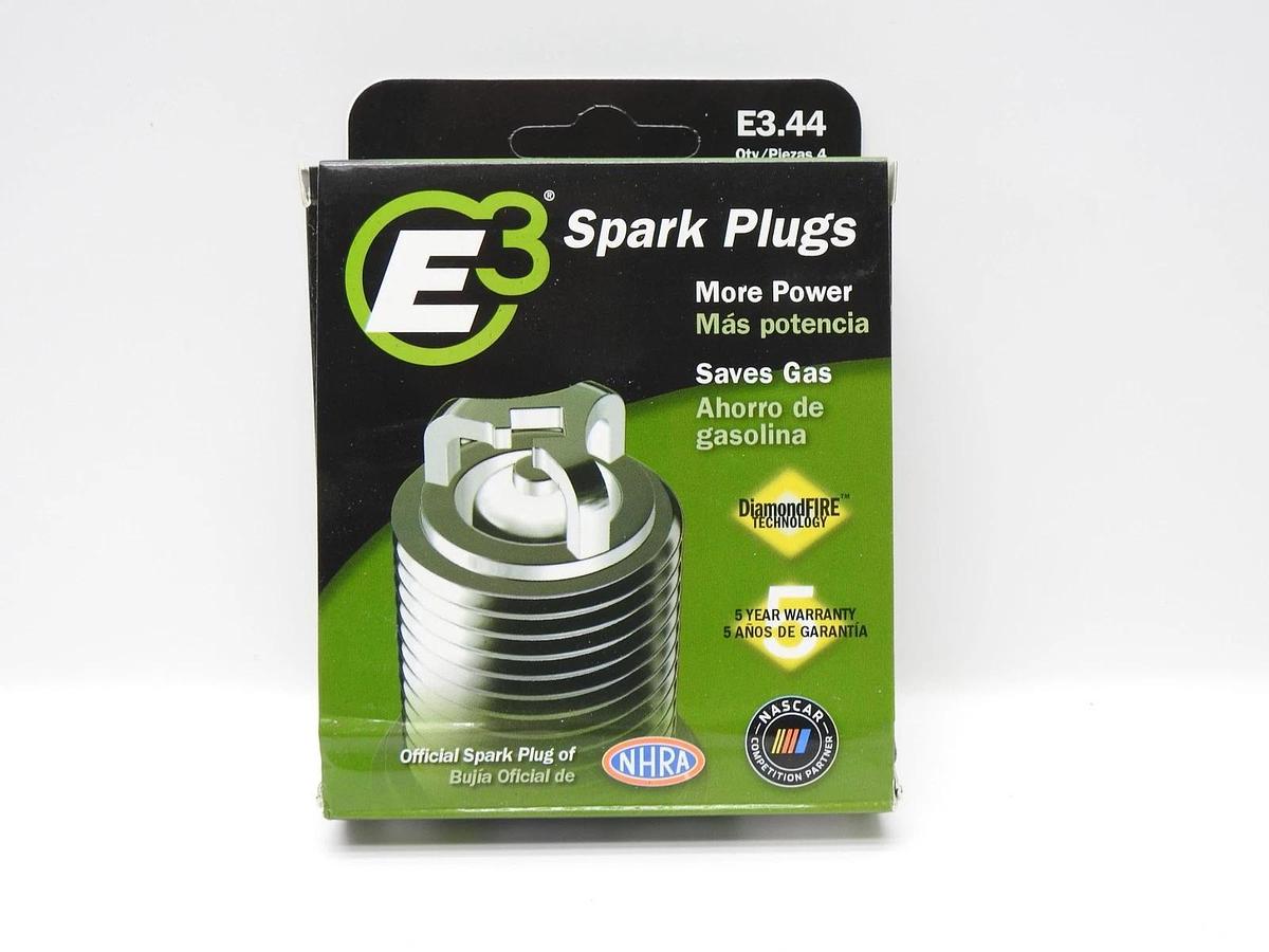 (4) E3 Spark Plugs E3.44 Premium Automotive Spark Plug GENUINE NEW