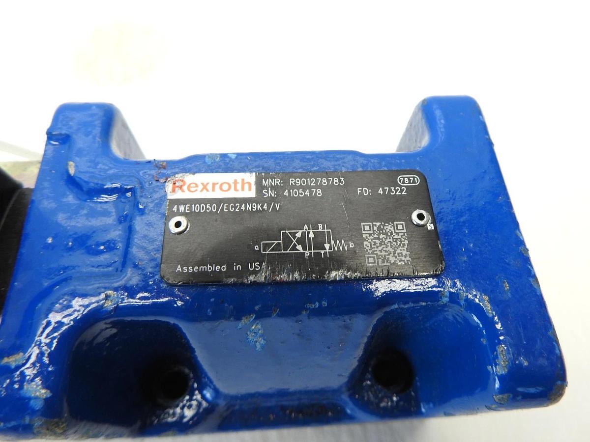OEM Rexroth R901278783 Directional Spool Valve 4WE10D50/EG24N9K4/V