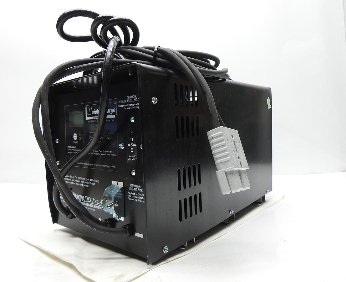 Quick Charge SCES2460 (24 Volt, 60 Amp) Select-a-Charge Plus Gray DC Ends - NOB!