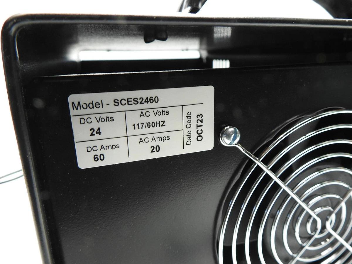 Quick Charge SCES2460 (24 Volt, 60 Amp) Select-a-Charge Plus Gray DC Ends - NOB!