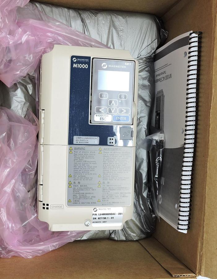 Yaskawa CIMR-LU4A0009DAC Elevator AC Drive L1000,480V 3PH,9.2A LU4A0009DAC - NEW