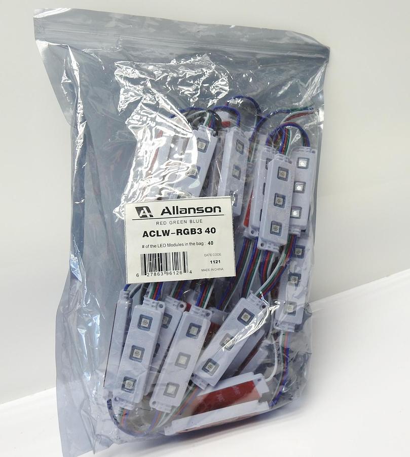Allanson ACLW-RGB3 40 RED, GREEN, BLUE x40 Modules - NEW!