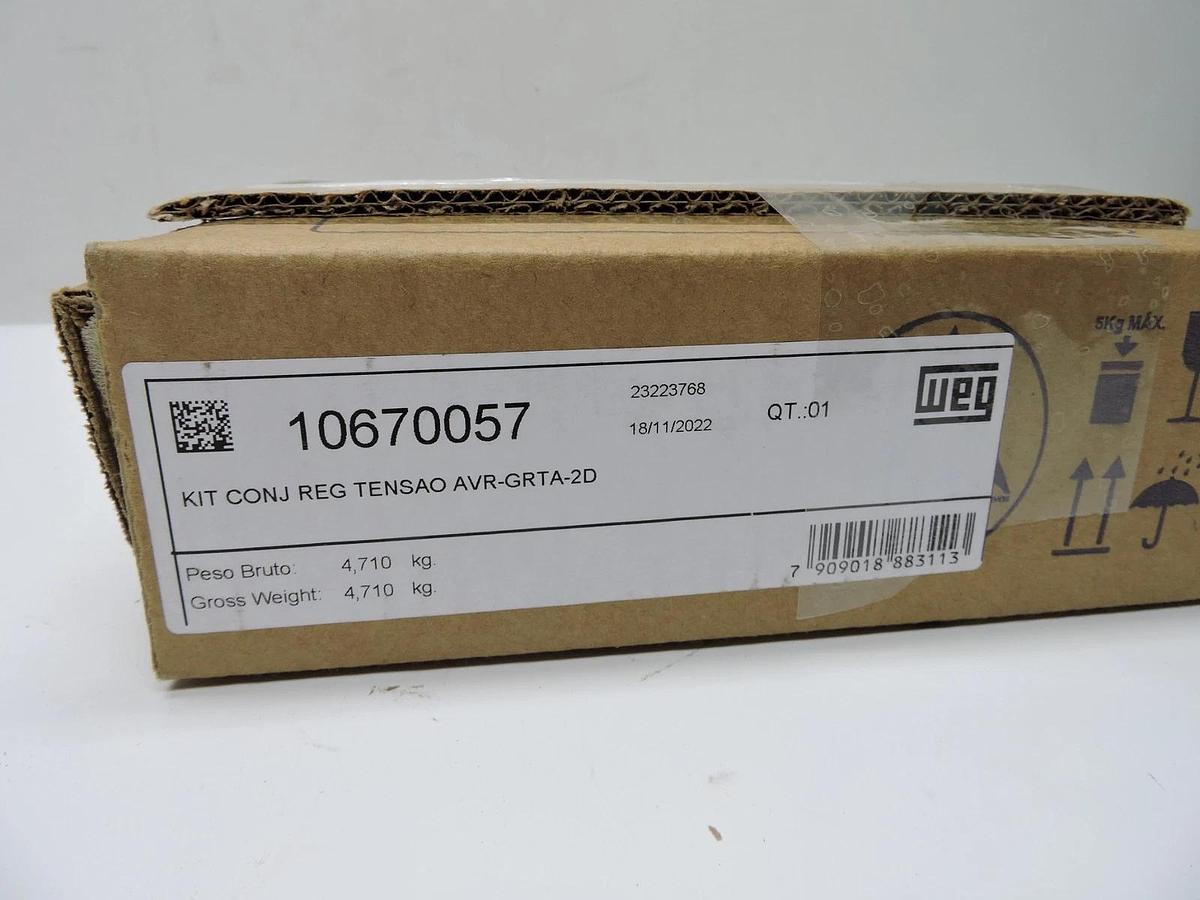 WEG Gmeyer GRTA-2D Automatic Voltage Regulator Board WEG# 10670057 - NOB NEW!