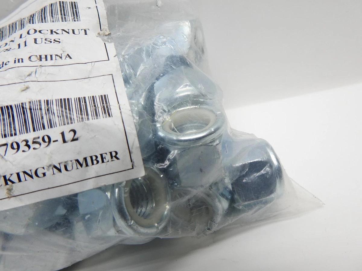 (50 PK) Imperial 42118 Nylon Insert Lock Nut, 5/8"-11