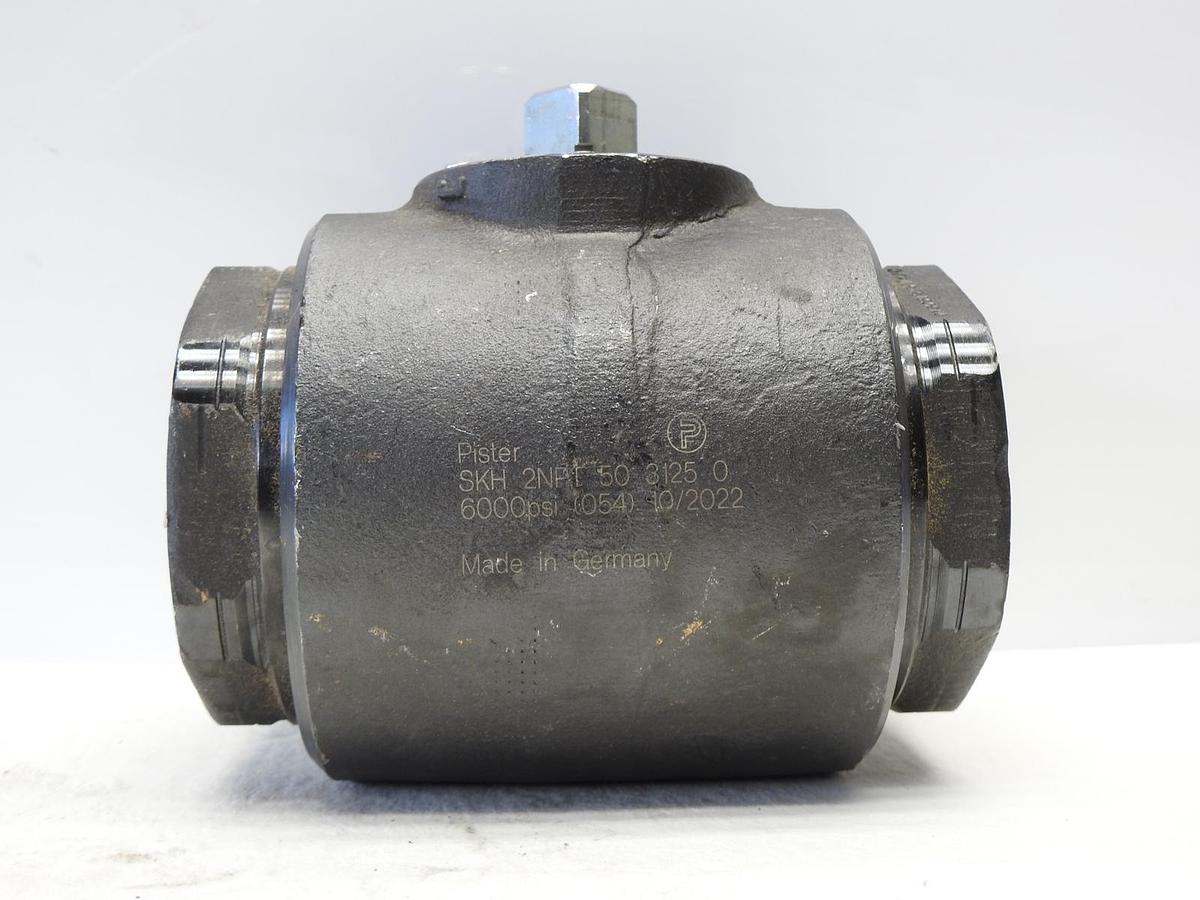 Pister SKH 2NPI 50 3125 0 6000 Psi Ball Valve - NOB NEW!