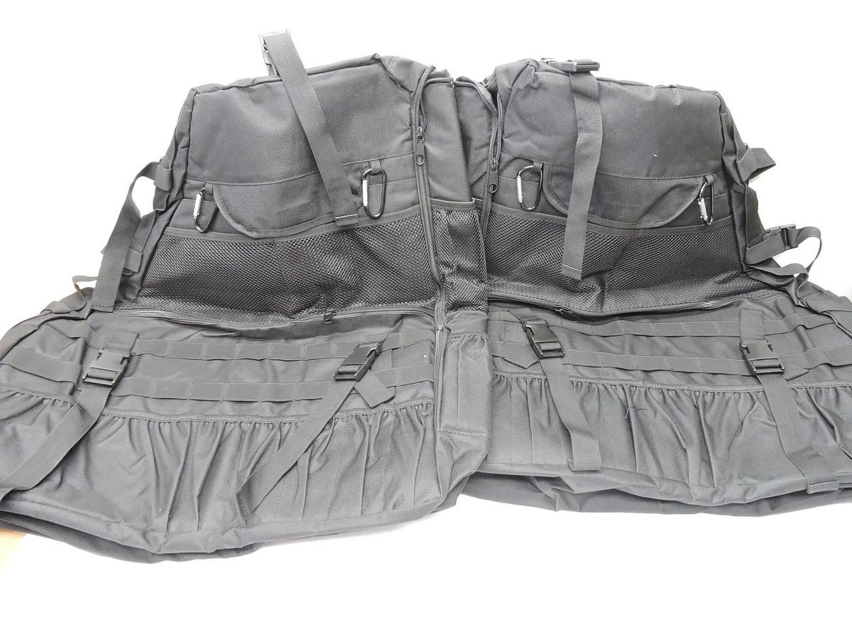 Aukmak Roll Bar Storage Bag Cage for 1997-2021 Jeep