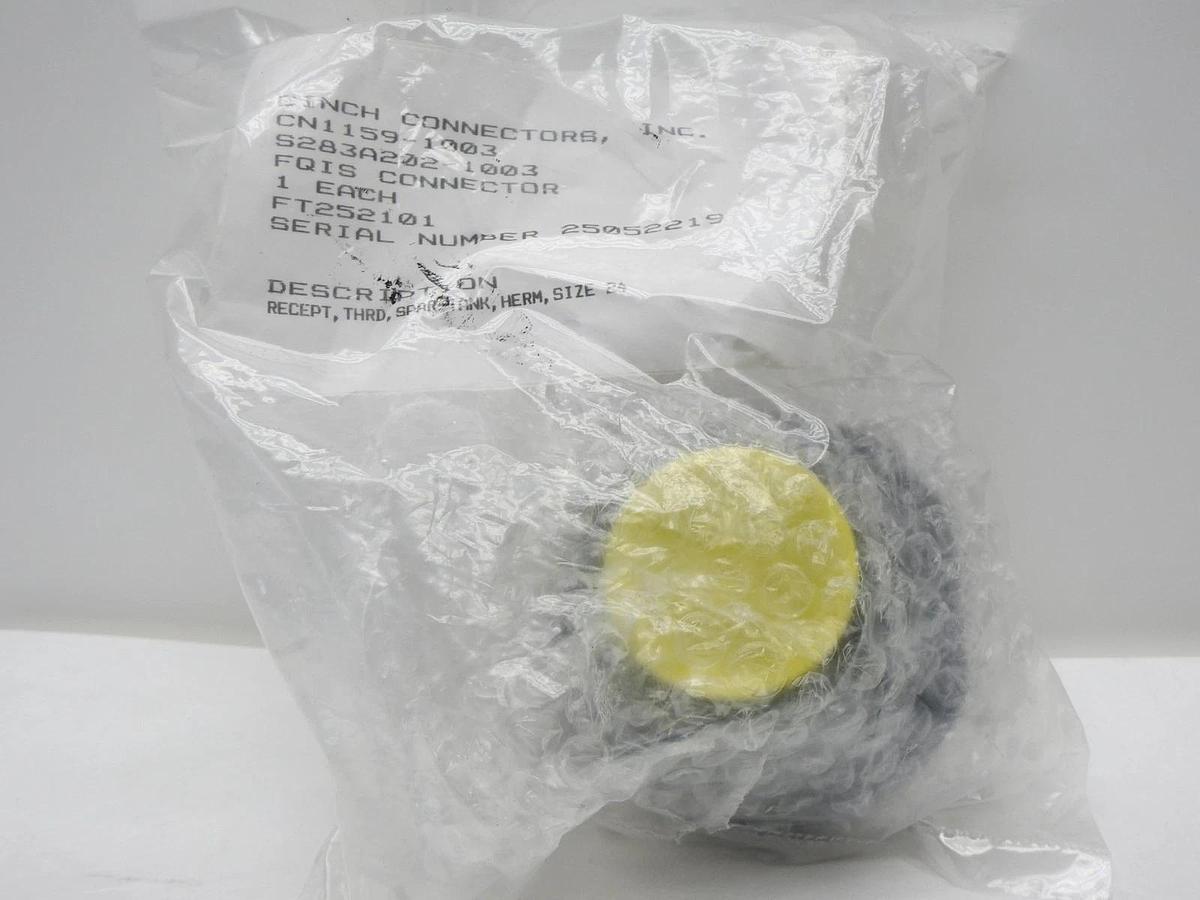 Cinch CN1159-1003 Bulk Head Feed-Through Receptacle Connector GENUINE NEW!