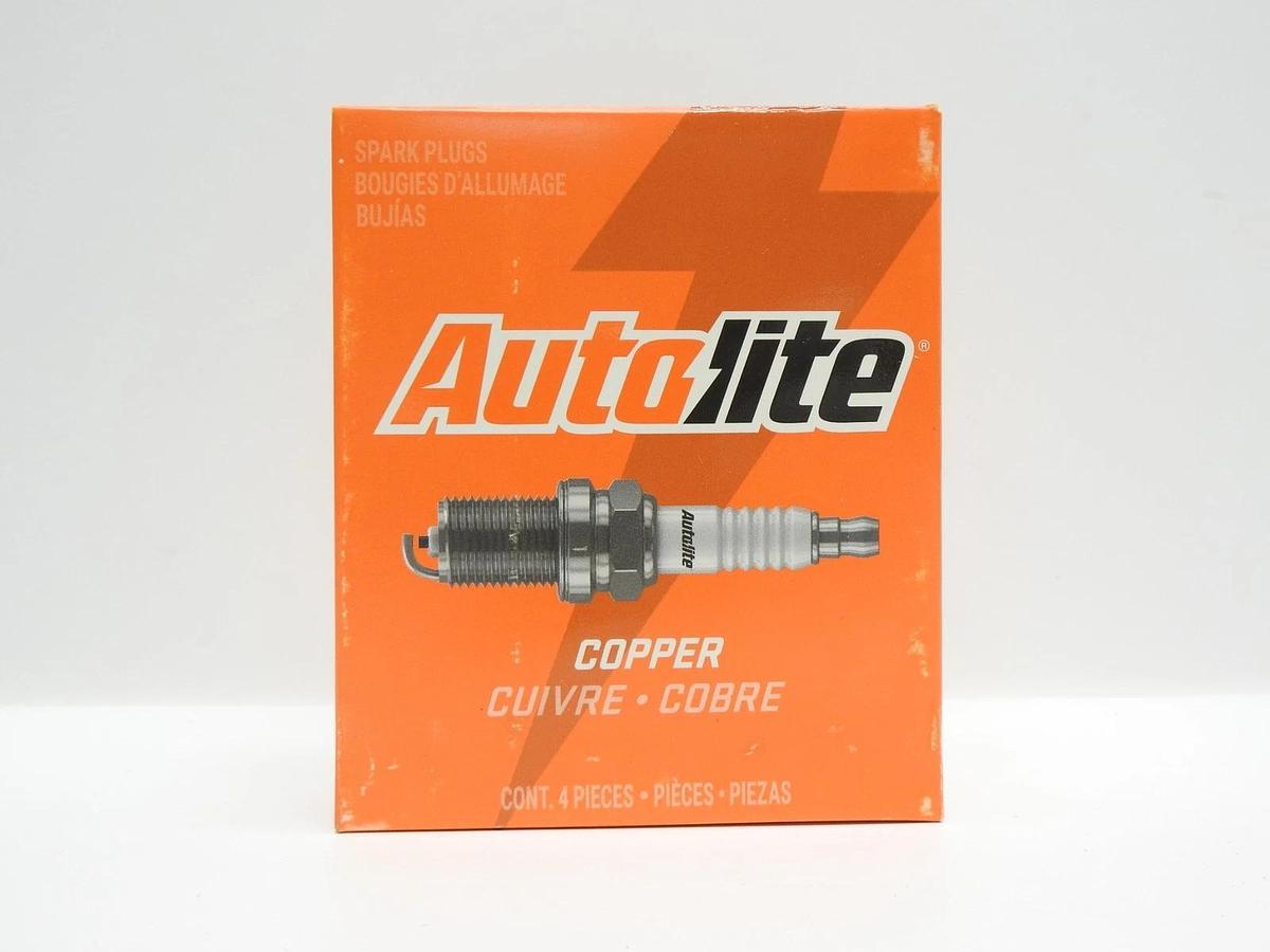 (4 Pack) Autolite 388 Copper Resistor Spark Plugs OEM NEW