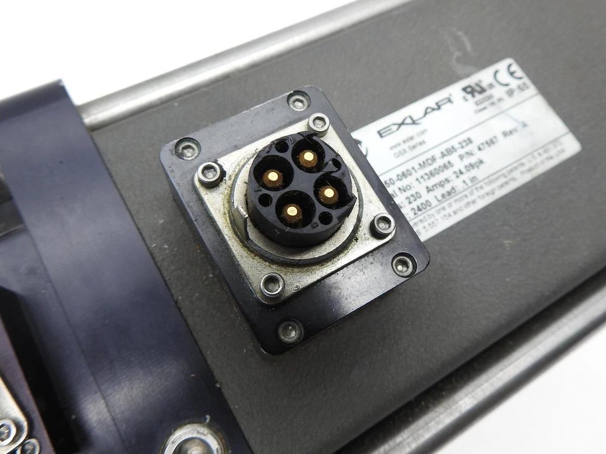 Exlar GSX50 Integrated Motor GSX50-0601-MDF-AB5-238 AC 47567, 2400 RPM, 230V