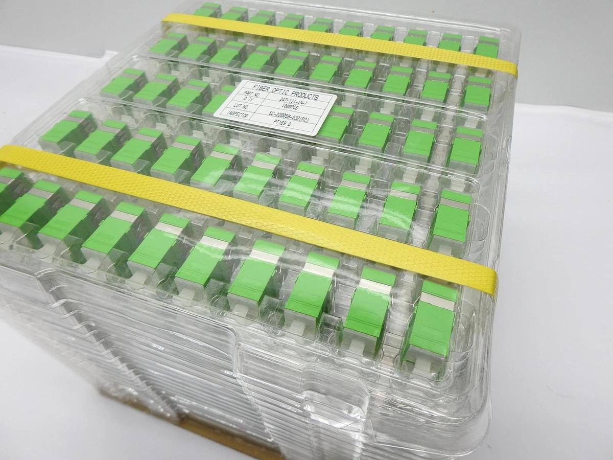 1000/pcs Senko 247-111-1N-T SC-APC FEMALE / SC-APC FEMALE SIMPLEX GREEN SC APC