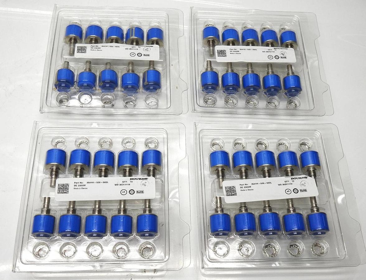 (40/pcs) Bourns 3541H-520-502L DC 2322M 5K OHM Potentiometer (x40)