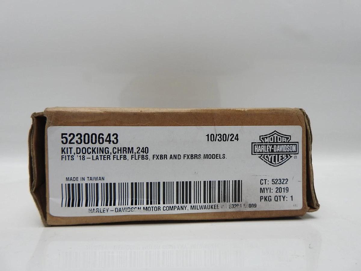 OEM Harley-Davidson Holdfast Chrome Docking Hardware 52300376 Genuine NEW
