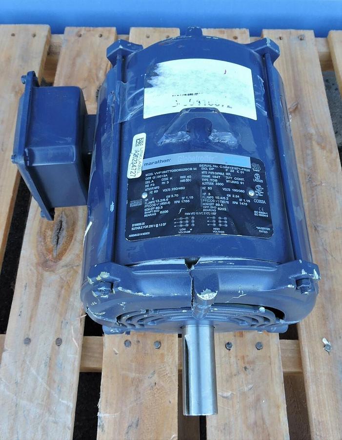 Marathon GT0013A 5HP 1765 RPM 230/460 volt 60 hertz - READ