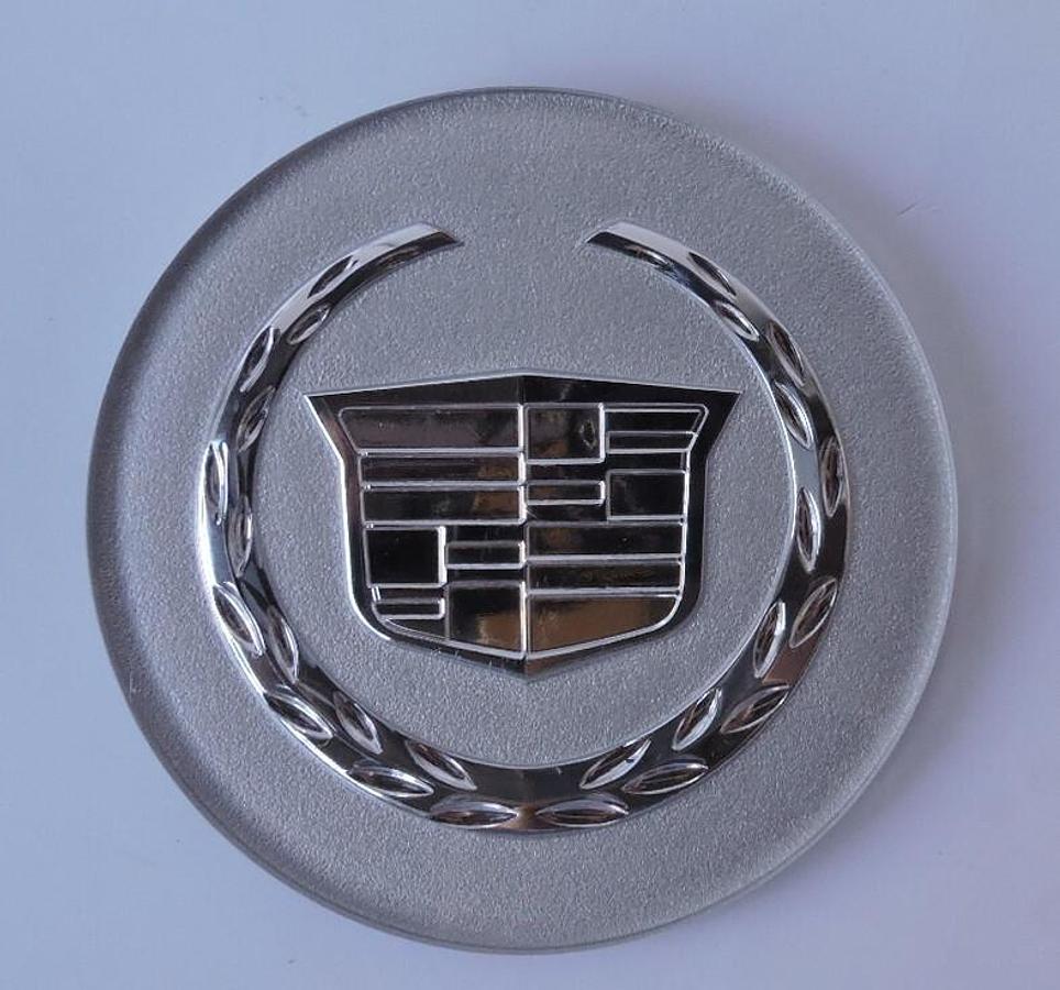 Cadillac 5" Sticky Peel and Stick Emblem Logo Hood Badge | Silver/Clear | Genuine OEM