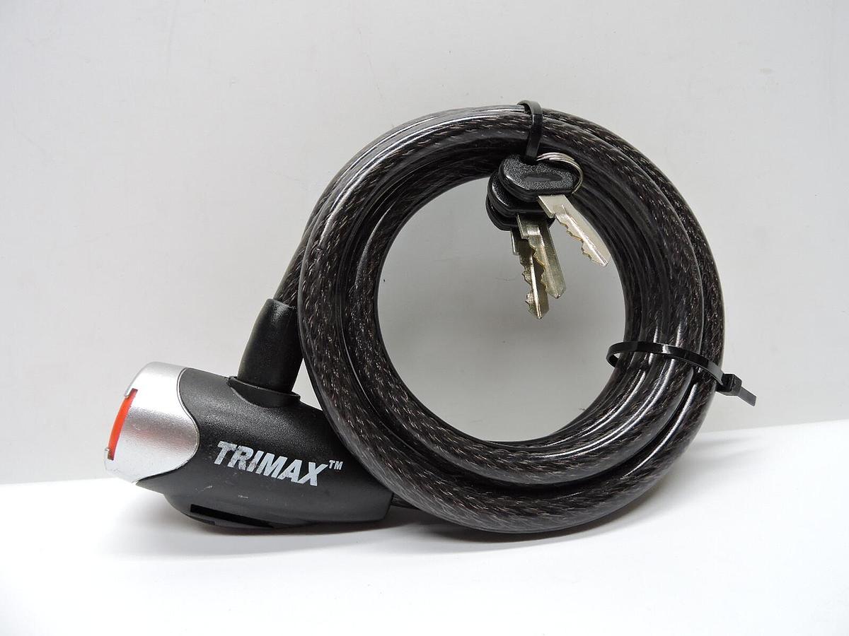 Trimax 72" Multi-Use Cable Lock 6' x 9mm - NOB NEW!