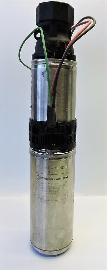 Franklin Electric PSC 3W 1/3HP .25KW Submersible Motor 4.8 AMP RPM 3450