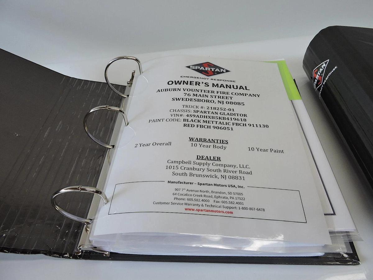 x2 Spartan Emergency Response Owner's Manual's