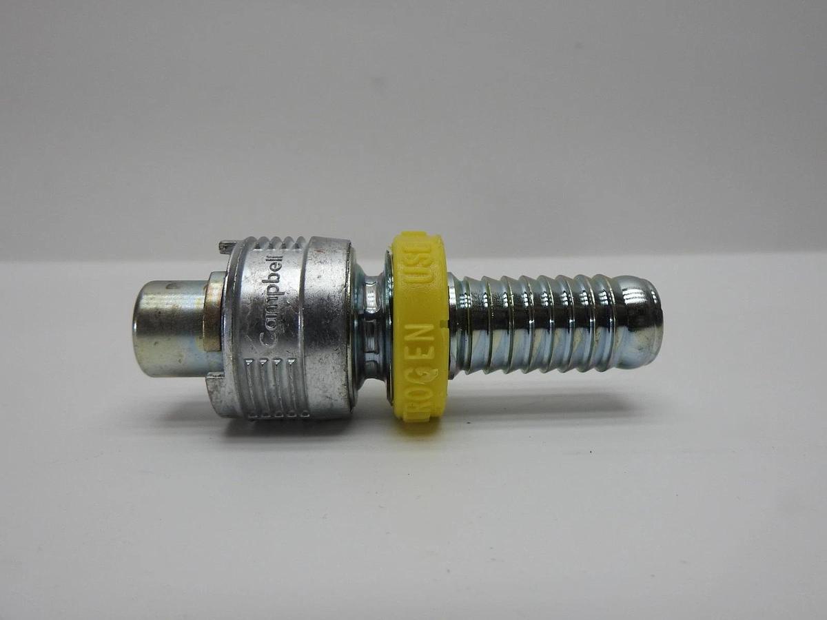 Campbell Fittings Male x Hose with Nitrogen Ring BMHB-3N