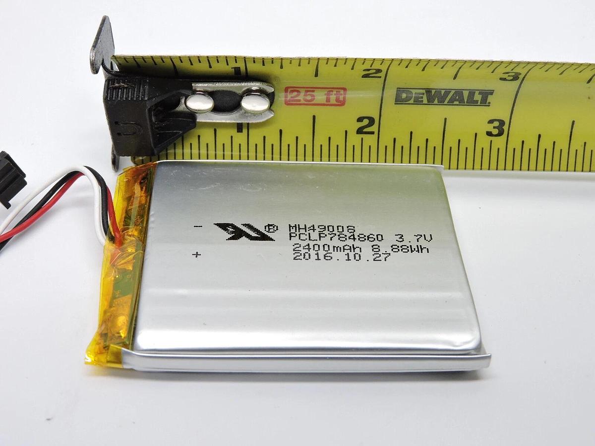 3.7V 2400mAh 8.88Wh Li-Polymer Lithium Polymer Tablet PC batteries (2 PACK)