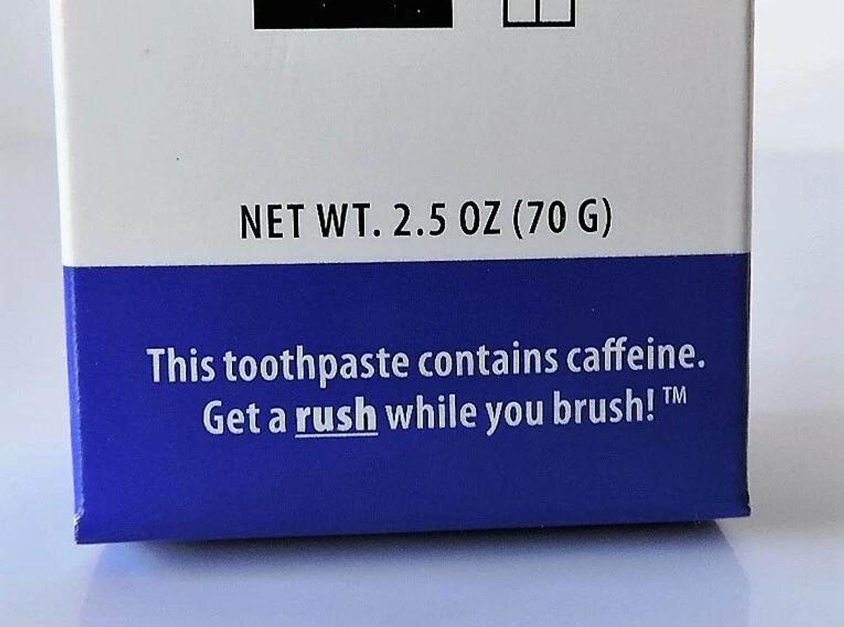 (5 PACK) Power Toothpaste Caffeinated Energy Toothpaste Indiegogo 2.5oz 70g Tube