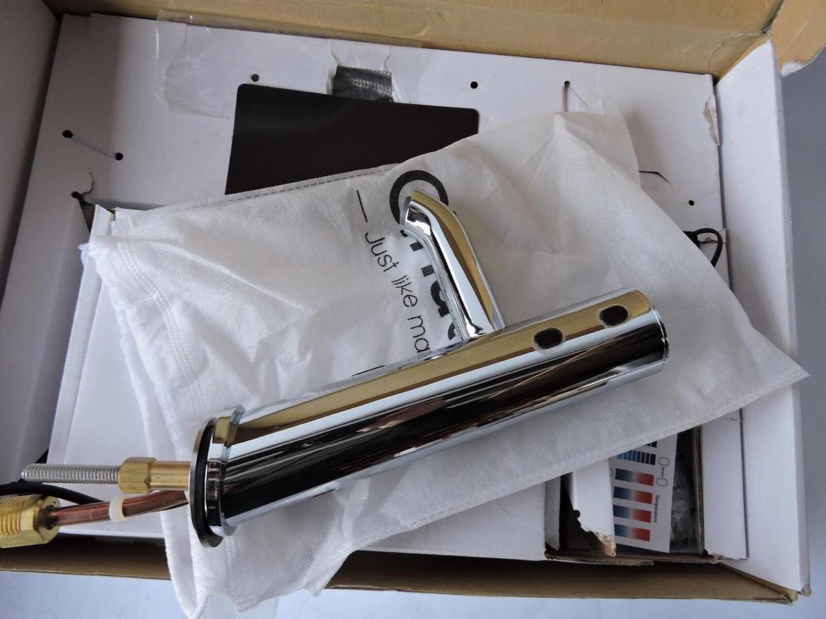 Cinaton 3102 CP Touch Free 5 Sensor Lavatory Isense Chrome Bathroom Faucet NEW!