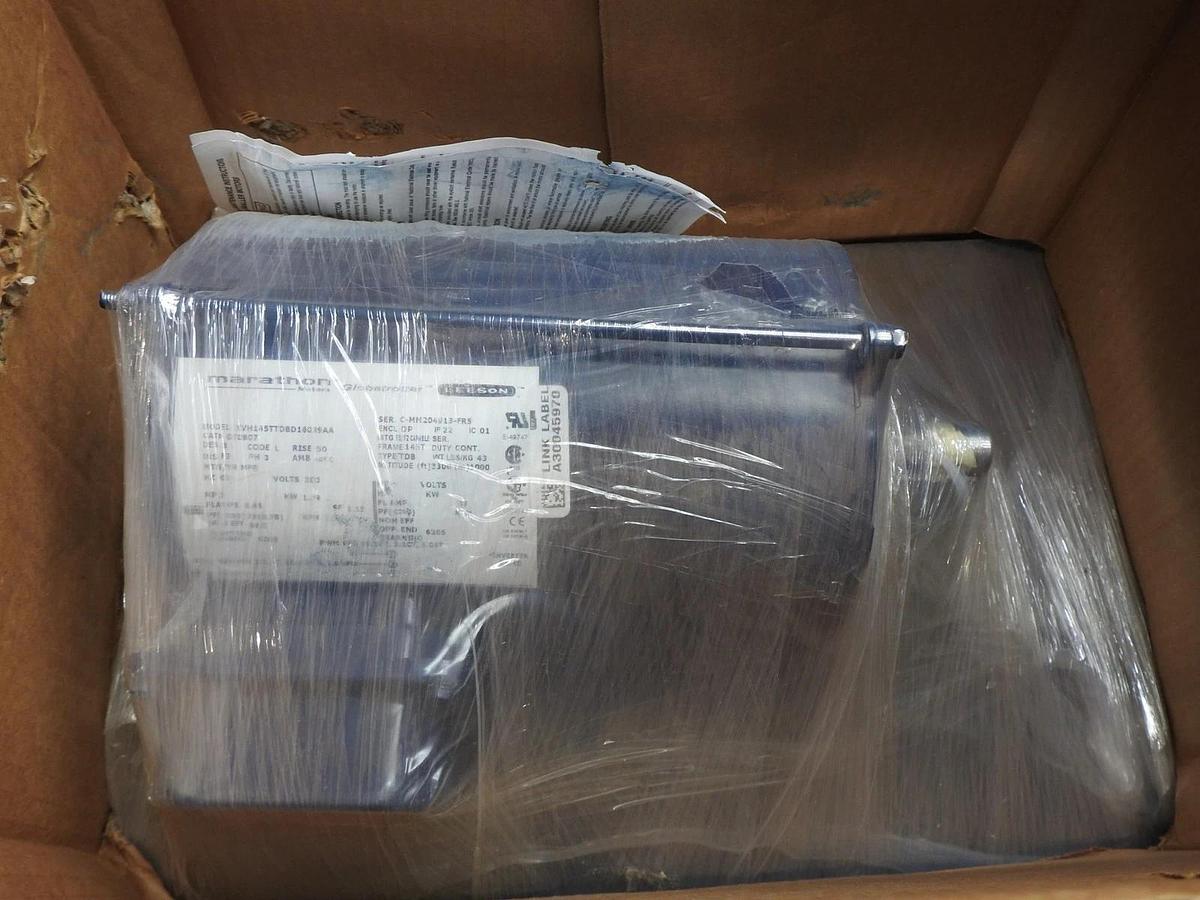Marathon GT0807 1 HP 3 Phase 1800 RPM 200 V 145T Frame 145TTDBD16039 Motor - NOB