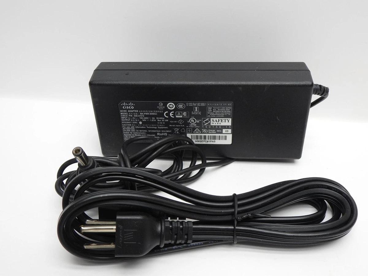 OEM Cisco MA-PWR-90WAC 640-47010 54V 1.67A AC Adapter - USED NICE!