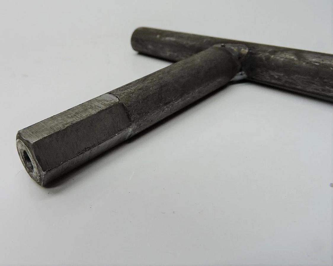 (5) Custom Machined 12mm Hex Security T-Handle Keys