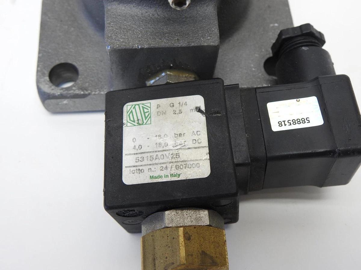 Air Compressor Unloading Valve w/ 5315A0V25 Solenoid Valve Screw Air Compressor