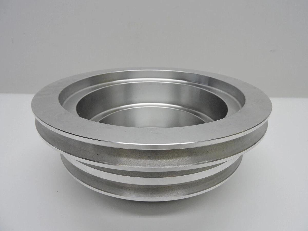 Chevy Big Block Crank Pulley Triple Groove Polished Aluminum For Long Pump S8845