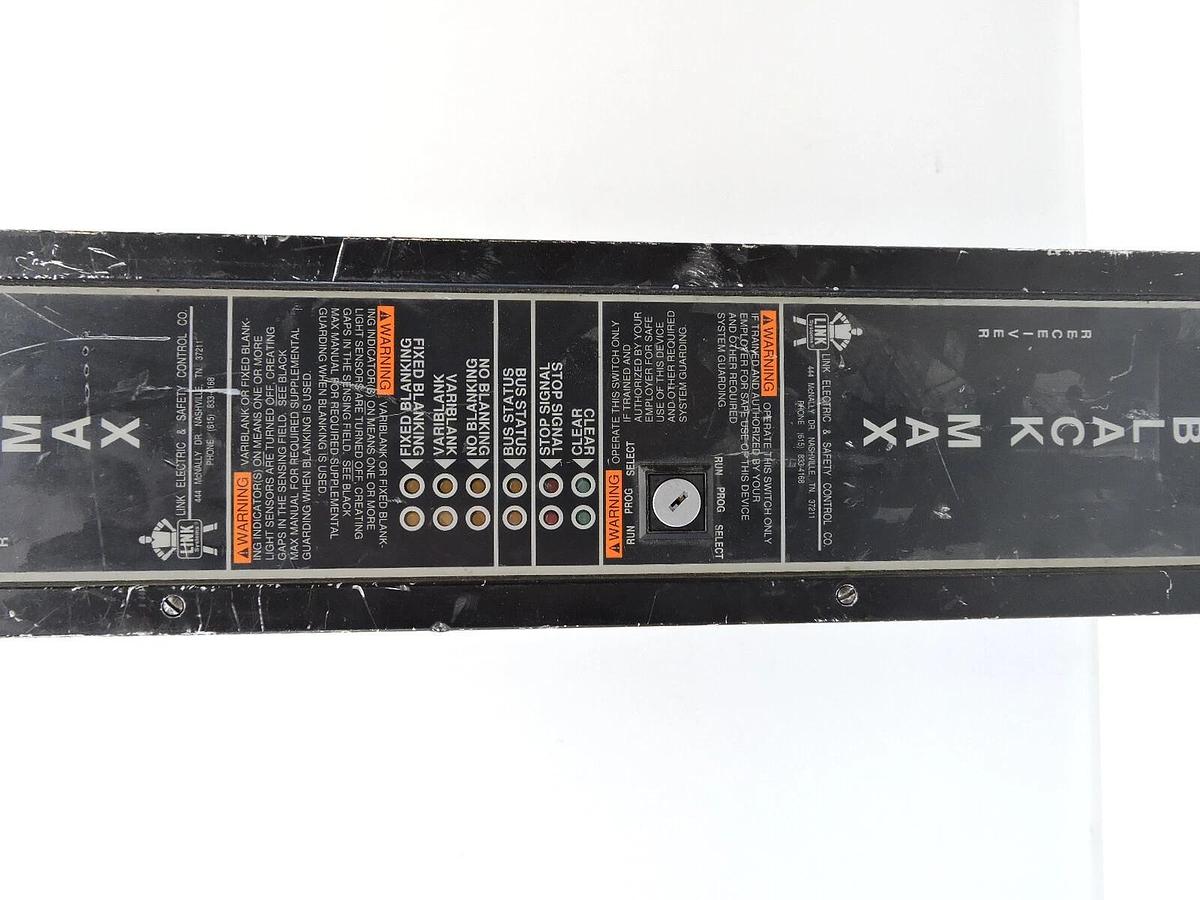 Link Electric Black Max Light Curtain Receiver LL-MAX-24-AS - AS IS UNTESTED